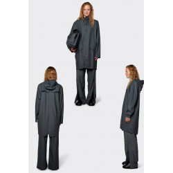 Rains Impermeabile Long Jacket Slate Grigio 12020