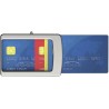IClip Carbon Smart Wallet Mini Portafoglio Unisex Nero Vera Pelle