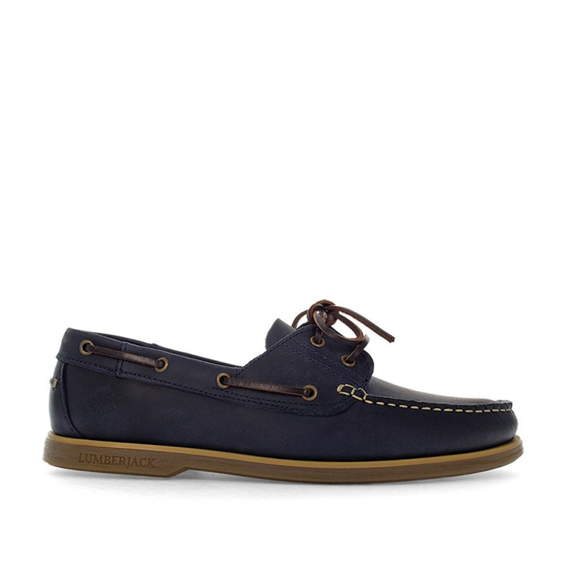 Lumberjack Navigator Boat Shoes Mocassino Uomo Blu