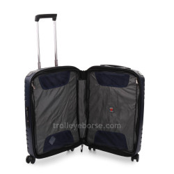 Roncato Ypsilon 4.0 trolley Cabina Ryanair rigido espandibile tsa Blu notte 4 ruote