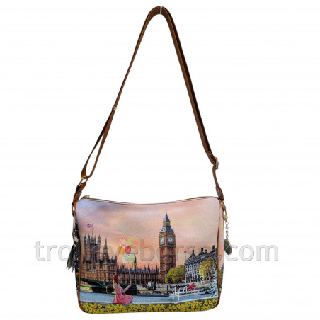 Ynot borsa a tracolla londra yellow flowers yes370 Ynot borsa a tracolla londra yellow flowers yes370
