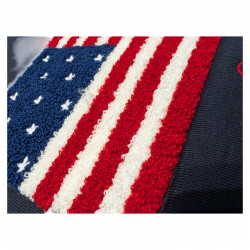Felpa bandiera america stati uniti blu superculture