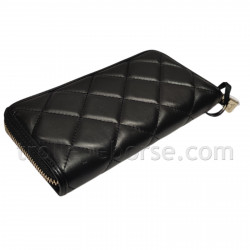 Portafoglio atelier du sac rebel fleur nero