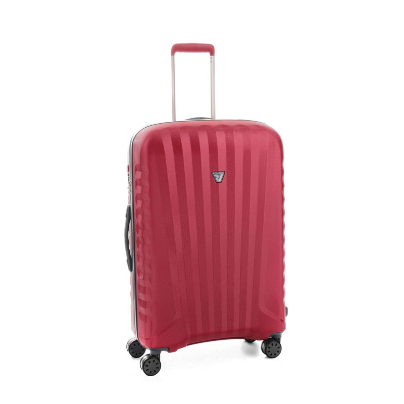 Roncato Uno Zip trolley medio rigido  4 ruote con tsa rosso