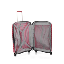  Roncato Uno Zip trolley medio rigido  4 ruote con tsa rosso