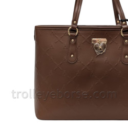 Atelier du Sac borsa shopping mathilde marrone