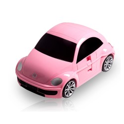 Trolley Volkswagen Beetle 91003w valigia bimba viaggio scuola rigido Pink Rosa
